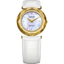 Jowissa Women's J1.003.M Safira 99 Gold Colored Bezel Mother-of-P ...