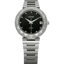 Jowissa Women's J1.170.M Soletta Automatic Black Dial Tungsten Br ...
