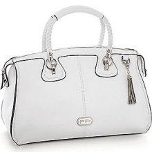 K Vintage White Satchel