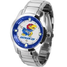Kansas Jayhawks Titan Steel Watch Kansas Jayhawks Titan Steel Watch