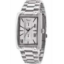 Kenneth Cole Gents Smart Silver Dial Date And 24hour Bracelet Dress Watch Kc3856