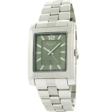 Kenneth Cole York Mens Green Sunray Dial Stainless Steel Bracelet Watch
