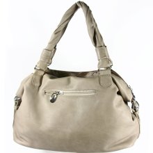 Kroo Neviss Grey Snake Skin Print Satchel (Neviss Stylish Hand Woven Bags)