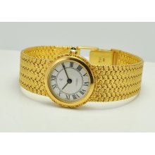 Ladies 18 K Yellow Gold Concord Dress Watch Manual Wind