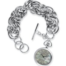 Ladies Ed Hardy Rebelle Silver-tone watch