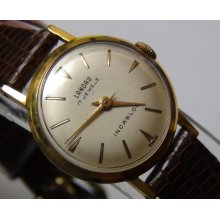 Landau Ladies Gold Swiss Made Ultra Thin Watch