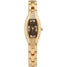 Landstroms Ladies Black Hills Gold Watch and Swarovski crystals