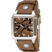 Legendary Whitetails Mens Deer Trail Leather Watch