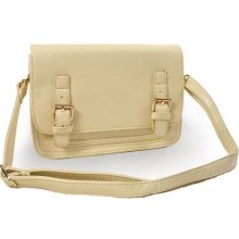 Light Tan Cross Body Scout Bag with Cell Phone Holder handbag hand pur