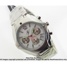 Lightning Time Ss Sport Chronograph White Dial Mens Watch Lt202-01