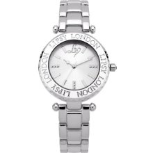 Lipsy Ladies Fashion Analogue Watch Ch19.10Lp With Silver Sunray Dial