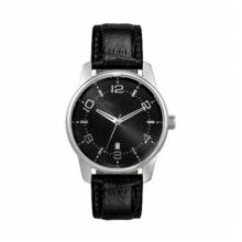 Logomark WC6140-B - Classic Styles Polished Silver Finish Unisex Watch