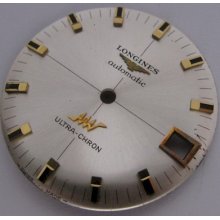 Longines 431 Ultra Chron Automatic Watch Parts White Dial & Yellow Hands