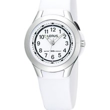 Lorus Girls Soft Plastic Strap Watch R2309fx9...new