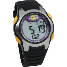 Los Angeles Laker wrist watch : Los Angeles Lakers Training Camp Watch - Silver/Black
