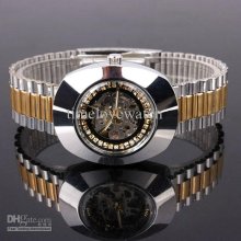 Lots Buy Cz Index Oval Black Circle Men Mechanical Watch Auto Run Sk Lots Buy Cz Index Oval Black Circle Men Mechanical Watch Auto Run Sk