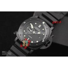 Luminor Submersible Pam Black Watch Luxury 7750 Movement Automatic M