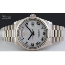 Luxury Lls Automatic Men Watch 40mm Daytona 18kt Gold - White Bold A
