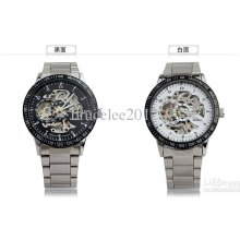 Luxury Men Wristwatch Dive Mens Transparent Mechanical Sport Stainle