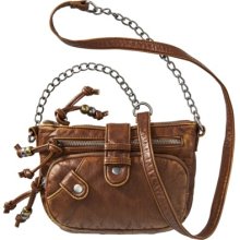 Mad Love Washed Crossbody Bag - Brown