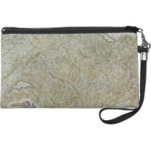 Map of Switzerland 2 Wristlet Clutch