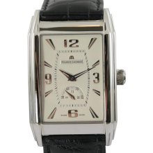 Maurice Lacroix Masterpiece Rectangular Petite Seconds Stainless Men's Timepiece - MP7019-SS001-120