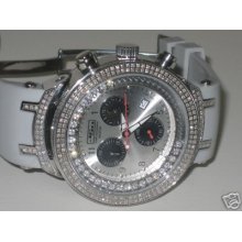 Men 2.20ct Master Moving White Jojo Joe Rodeo Diamond Watch Jjms2