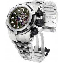 Menâ€™s Invicta Men's Zeus Bolt Reserve Chrono Stainless & Grey Mop Watch 0825