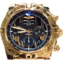 Mens Breitling Watch Chronomat B01 Rose Gold