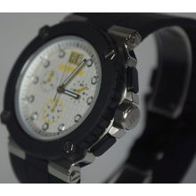 Mens Caterpillar Chronograph Antishock Swiss Quartz Analog 46mm Watch