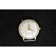 Mens Clean Vintage Omega Bumper Automatic Wristwatch Original Dial Keeps Time