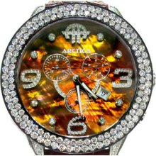 Mens Diamond Arctica Watch ARDC-D3-B2AB Round Cut G Color 9.25ct