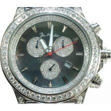 Mens Diamond Joe Rodeo TraxNYC Master Pilot VS JMP12 G Color 14.70ct