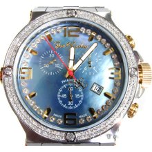 Mens Diamond Joe Rodeo Phantom JPTM46 Round Cut H Color 2.25ct