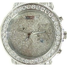 Mens Diamond Joe Rodeo Junior Custom Bezel Round Cut 29.00ct