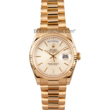 Men's Used Rolex President Gold Day-Date 118238