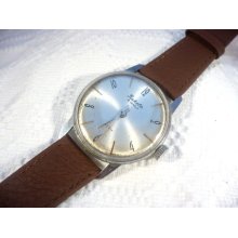 Mens watch vintage Raketa mechanical wristwatch with sub hand showing seconds Mens watch vintage Raketa mechanical wristwatch with sub hand showing seconds