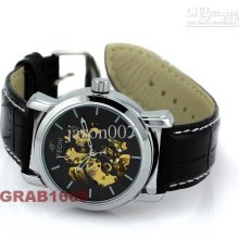 Mix Wholesale Christmas Promotion Men's Fashion Automatic Glass Back