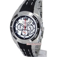 Modus Men Chronograph Japan Movement 43mm Steel Rubber 100m Ga407.1048.24q