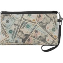 Money Bagettes Bag Wristlet Clutch