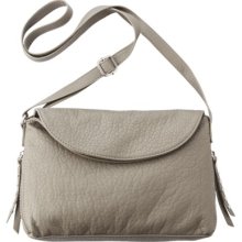 Mossimo Fold Over Studded Crossbody Handbag - Gray