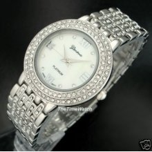 Mother Of Pearl Dial Geneva Ladies Or Men Watch Mv12mp Mother Of Pearl Dial Geneva Ladies Or Men Watch Mv12mp