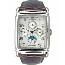Msrp $395 Authentic Genuine Emporio Armani Men Meccanico Automatic Watch Ar4215