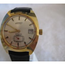 Nappey Antichoc Mens Antimagnetic Steel Watch