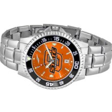 NCAA Oklahoma State University Mens Stainless Watch COMPM-AC-OSC - DEALER