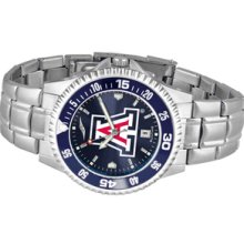 NCAA University of Arizona Mens Stainless Watch COMPM-AC-AZW - DEALER