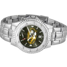 NCAA University of Missouri Mens Stainless Watch COMPM-A-MOT - DEALER