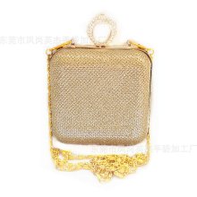 New arrival!Ladies' Clutch Knuckle Rings bag,PU leather dull polish evening bags ,high quality golden clutchs FL03