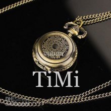 New Chain Pendant Quartz Necklace Ladies Pocket Watch Style Mens Who