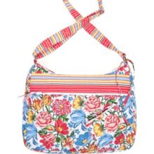 New DirectionsÂ® Bright Floral Round Hobo